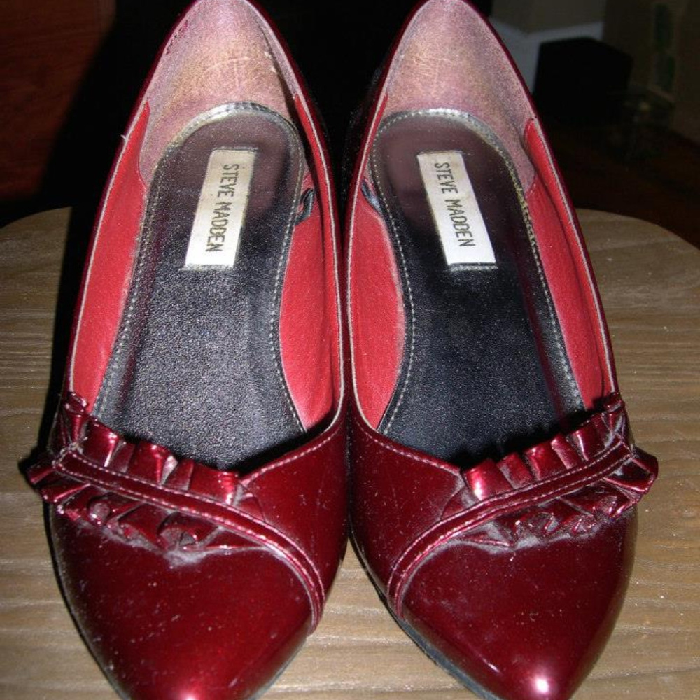 Ruby Red Steve Madden Summer Pumps